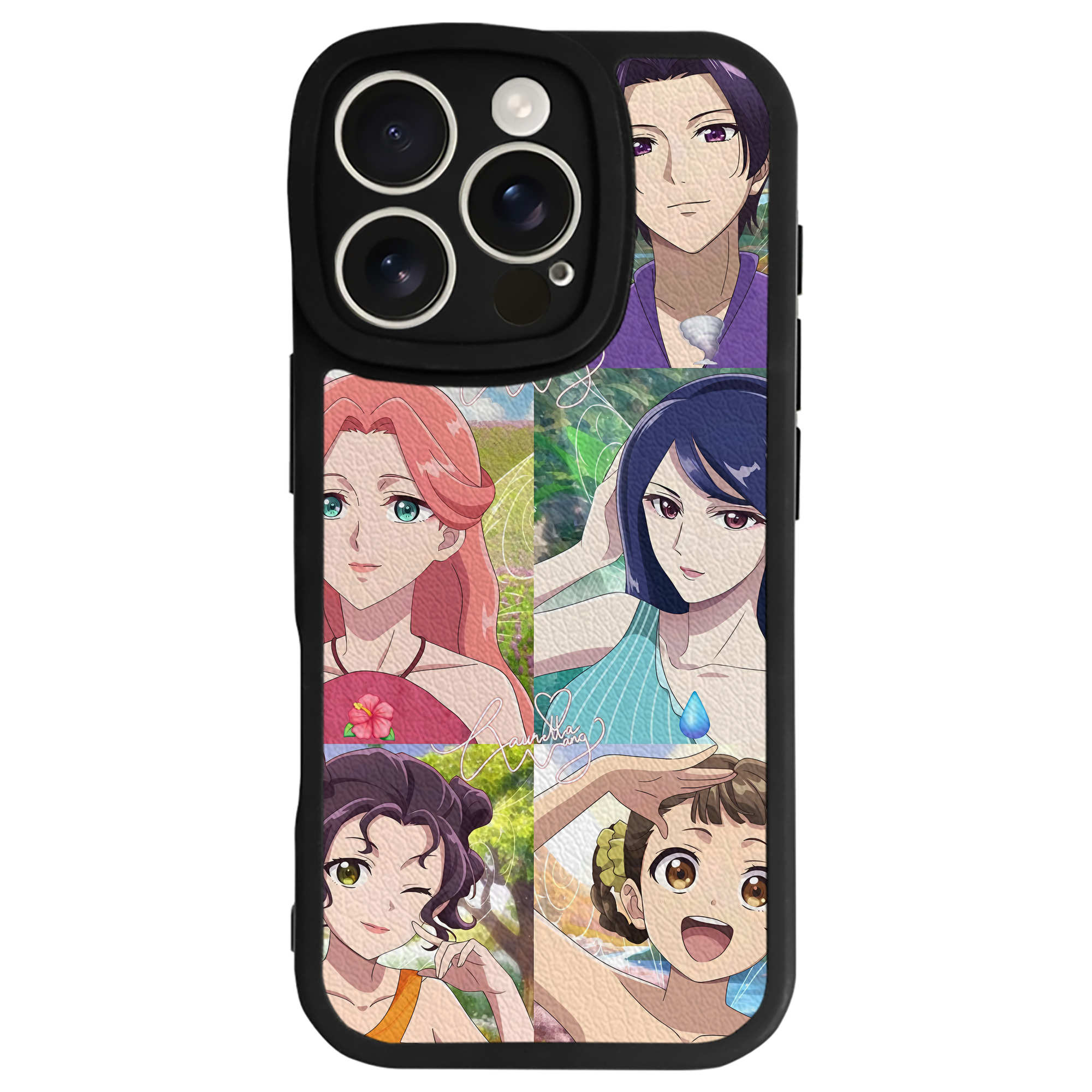 （画像用） 薬屋のひとりごと The Apothecary Diaries 【iPhone 16シリーズ対応】シリコンスマホケース（レザー調） 材質：シリコン